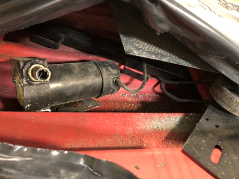 Photo 1 of *** DIRTY VERY USED*** GarveeTech 18 Gallon Oil Drain Pan, Low Profile Oil Drain Pan with 12V Electric Pump, Oil Change Pan with T Foldable Hand and Wheels, 8 ft Hose Oil Drain Cart for Car, SUV, Trucks