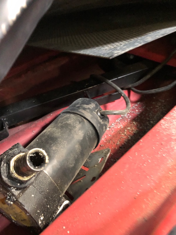 Photo 1 of *** DIRTY VERY USED*** GarveeTech 18 Gallon Oil Drain Pan, Low Profile Oil Drain Pan with 12V Electric Pump, Oil Change Pan with T Foldable Hand and Wheels, 8 ft Hose Oil Drain Cart for Car, SUV, Trucks
