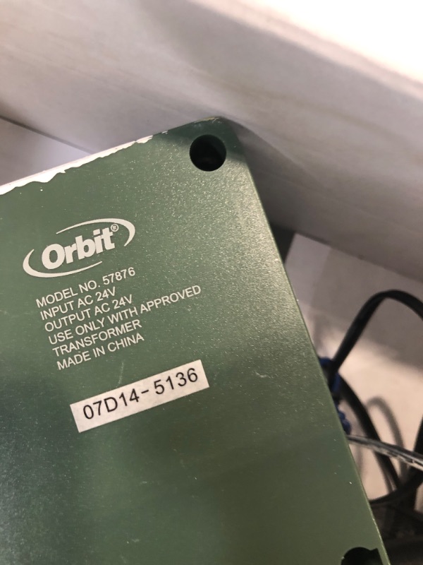 Photo 1 of *** SOLD FOR PARTS *** Orbit B-hyve Smart Indoor/Outdoor Sprinkler Controller - 6-Zone - App Controlled Smart Controller with Custom Irrigation Schedules - Weatherproof Multi-Zone Sprinkler System - 57946