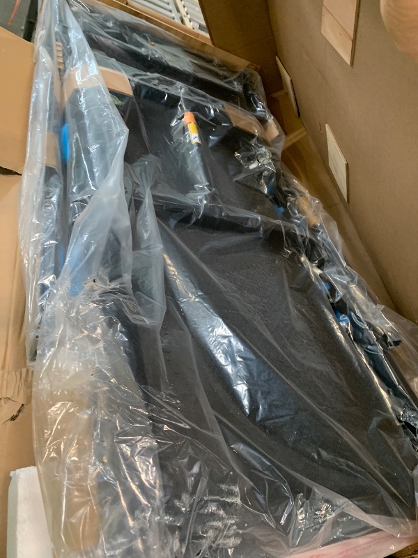Photo 1 of ***AS IS - NO RETURNS - SALE FINAL - FOR PARTS ONLY*** BORGUSI Auto Incline Treadmill - 3.5HP Folding Treadmills with 15% Auto Incline Running Machine for Home, 320 LBS Capacity, 10 MPH Speed, 36 Preset Programs, Bluetooth App, Upgrade LCD Panel