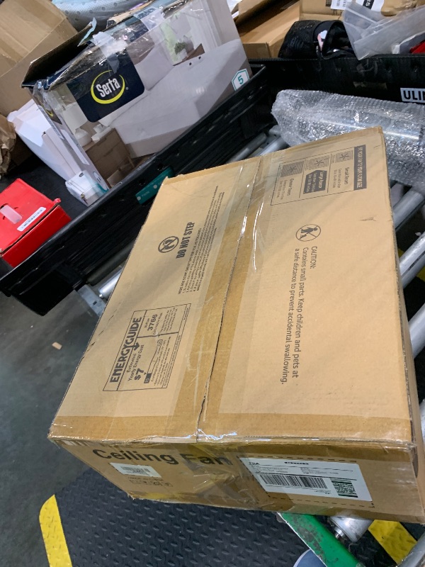Photo 1 of **** MISSING PARTS*** ** SOLD FOR PARTS // FINAL SALE 07/12**ZMISHIBO 52" Ceiling Fans with Lights, Oil Bronze Farmhouse Ceiling Fan with Remote & App Control, Rustic Indoor Fan with Dual Finish Blades, Quiet & Strong Motor, 24W Dimmable Bright LED Light.