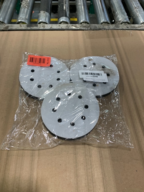 Photo 1 of *** 3 PACK *** Mkobon 4 Pack 5 Inch 8 Holes Foam Sanding Pads, Soft Density Interface Pad, Hook and Loop Sponge Cushion Buffer Backing Pad for Orbital Sander