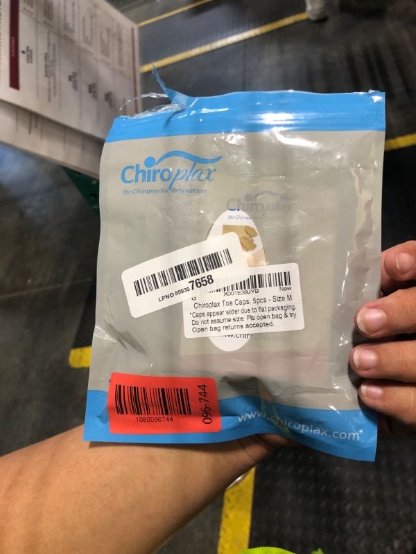 Photo 1 of !!!FINAL SALE!!!!Chiroplax Toe Caps Sleeves Cushions Protectors Tubes Fabric & Gel Lining Finger Toe Separator for Bunion, Hammer Toe, Callus, Corn, Blister (Medium, 5 Pack)