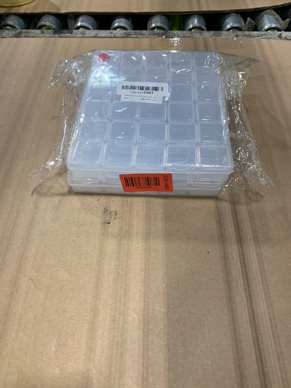 Photo 1 of ***2 CONTEINER EMPTY**Cokapo 120-Grid Diamond Art Storage Containers, Portable Diamond Painting Storage Containers with Labels, Bead Organizer Box for Diamond Art Accessories, Bead Storage, DIY Craft, Jewelry, Nail