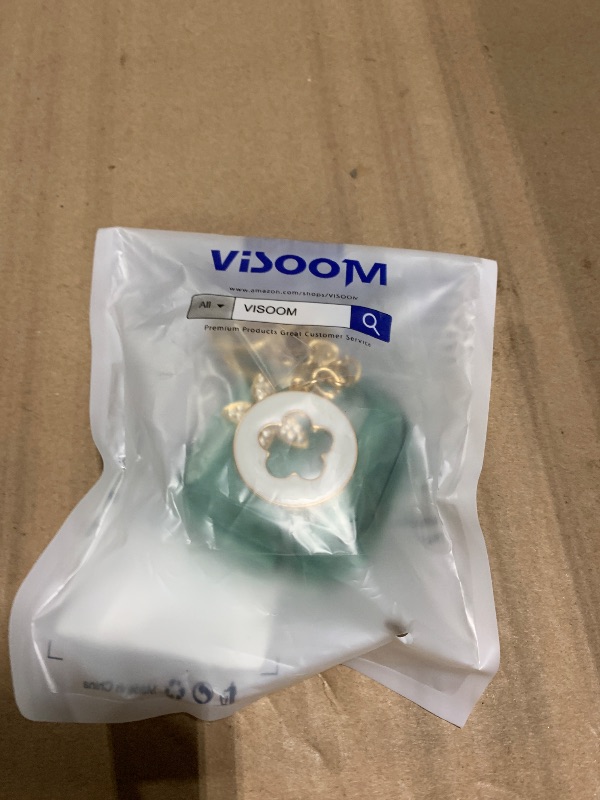 Photo 1 of (with Safety Lock) Clear Case Compatible with Cute Apple Airpods 4 Cases 2024 Women, VISOOM Soft TPU Transparency Air pods 4 Gen Case iPods 4 Earbuds Case Girl Bling Keychain for Airpod iPod 4th Gen