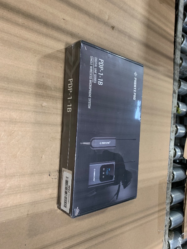 Photo 1 of *** NEW FACTORY SEALED *** Phenyx Pro Single Digital Wireless Microphone System, w/Mini Receiver, Bodypack Transmitter,15 Channels in 900MHz UHF Band, Headset/Lapel Microphone for Karaoke, Singer, Church, Wedding (PDP-1-1B)