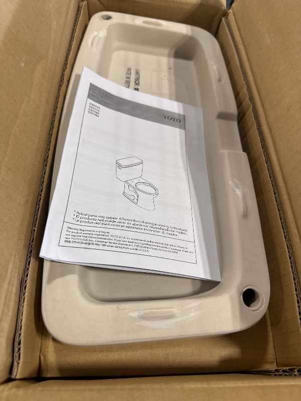Photo 1 of ***SIMILAR ITEM***
***UPDATED 7/4***
TOTO® Drake® WASHLET®+ Two-Piece Elongated 1.6 GPF TORNADO FLUSH® Toilet with S7 Contemporary Bidet Seat, Cotton White - MW7764726CSG#01
