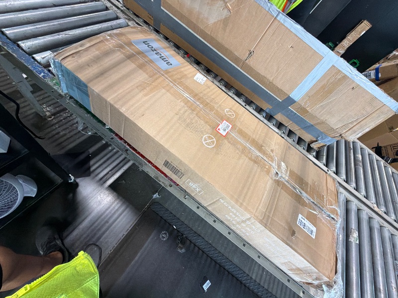 Photo 1 of ***UPDATED 6/28 AS IS/ NO RETURNS - SALE FINAL - FOR PARTS ONLY***Sweetcrispy Queen Size Bed Frame with Headboard, 800LBS Mattress Foundation with All Sturdy Metal Support, Under Bed Storage, No Box Spring Needed, Easy Assembly, Rust Brown