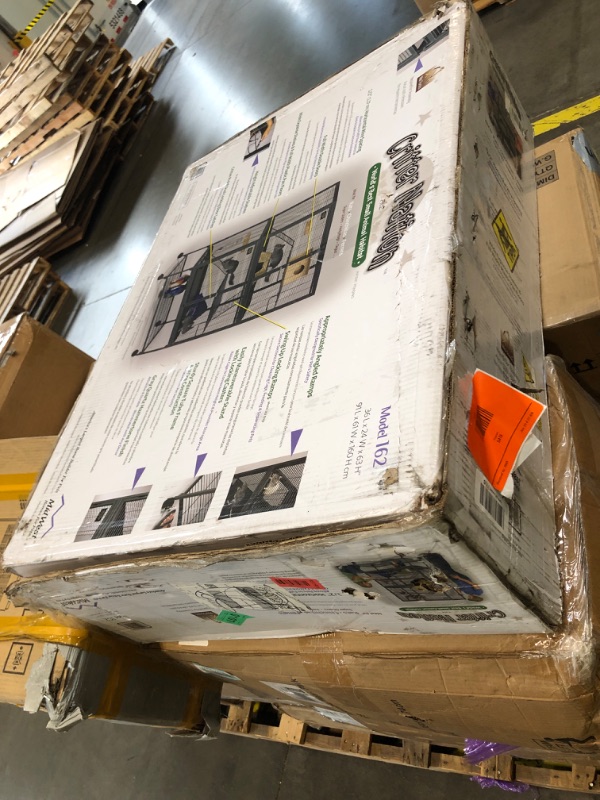 Photo 1 of ** sold as so no refund/return** Critter Nation by MidWest Homes for Pets Double Unit Small Animal Cage, Habitat for Rats, Chinchillas, Ferrets, Sugar Gliders, Tool-Free Assembly, with Full-Width Doors, Shelves & Removable Base Pans