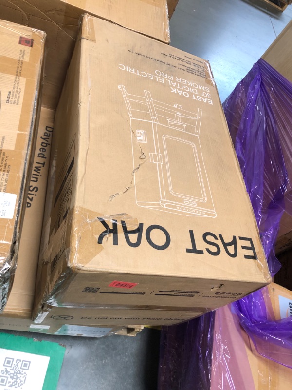 Photo 1 of ***FACTORY SEALED***
EAST OAK Ridgewood Pro 30" Electric Smoker Built-in Meat Probe & Elevated Stand for Outdoors Up to 6× Longer Smokes, Adjustable Side Chip Loader Smoke with 725 sq in Cooking Area, Night Blue