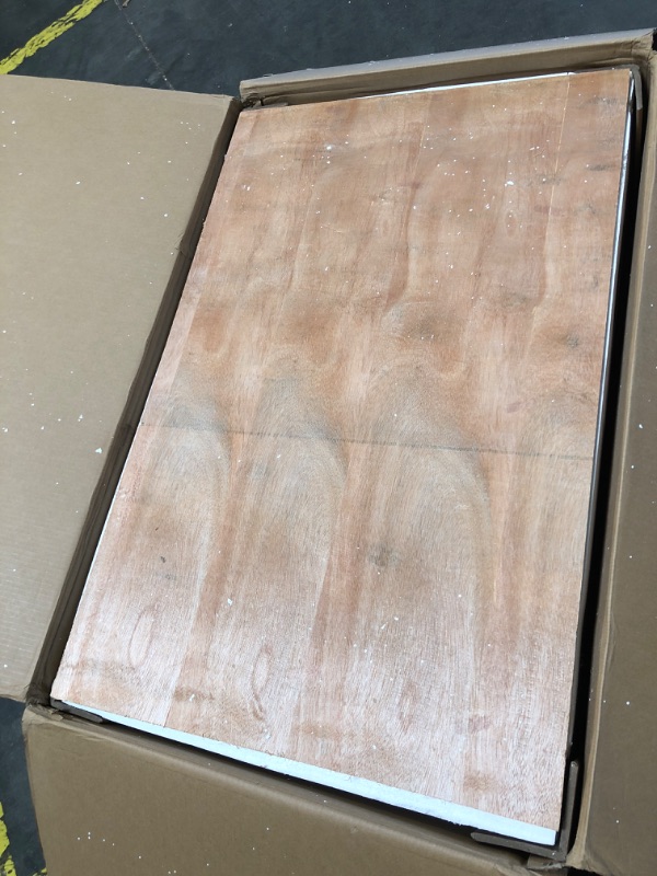 Photo 1 of ***FACTORY SEALED***
EQLOO 36"x22" Engineered Stone Bathroom Vanity Top with Rectangular Undermount Ceramic Middle Sink, 8 Inch Faucet Hole Spread with Backsplash Bathroom Vanity Sink Top (Cabinet Not Included)