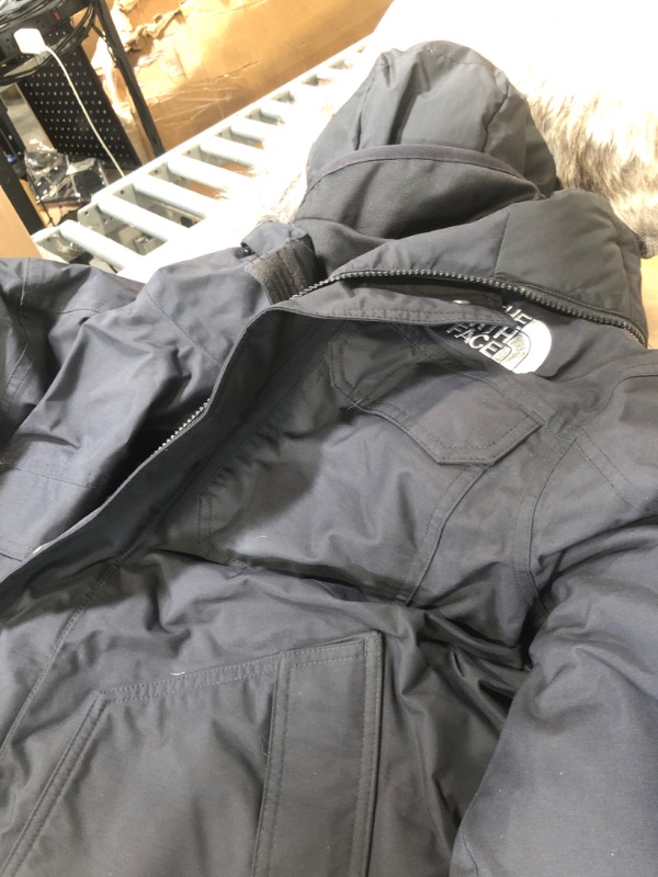 Photo 1 of ** USED** The North Face Men's McMurdo Bomber Jacket - Waterproof, Waterfowl Down Insulation, Hooded Jacket, TNF Black/TNF Black, Medium