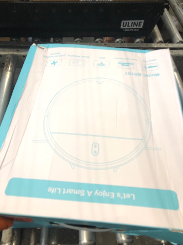 Photo 1 of ** VERY USED** Robot Vacuum and Mop Combo, 2 in 1 Robotic Vacuum Cleaner with Schedule, App/Alexa/Voice Control, Slim 2.87", Self-Charging, Strong Suction & Long Runtime, Ideal for Hard Floor, Pet Hair, Carpet