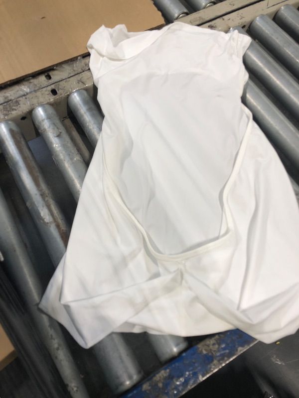 Photo 1 of ****BTFBM Spring Dress for Women Sleeveless Solid Bodycon Homecoming Prom Cocktail Wedding Guest Dresses Summer Clothing(White,Medium)