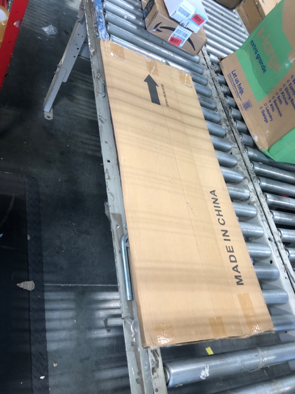 Photo 1 of ***MISSING STRAPS*** Miden Treadmill Desk Attachment, Universal Laptop Desk for Walking Treadmill, Ergonomic Workstation for Home Office Walking Pad, Notebook/Tablet Stand for Handlebars up to 36", Walk While You Type!