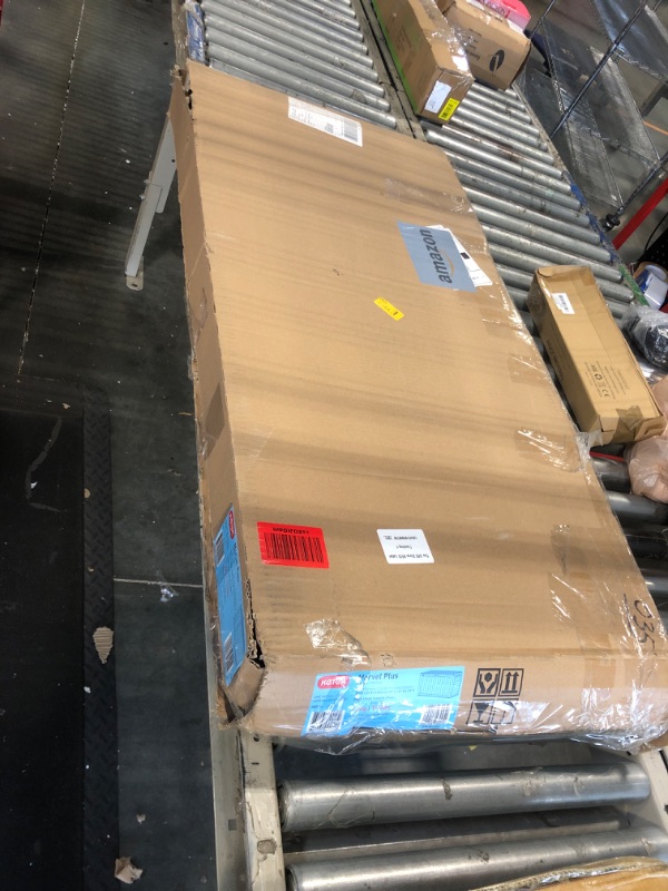 Photo 1 of ***BROKEN, SOLD FOR PARTS***
Keter Marvel Plus 71 Gallon Resin Outdoor Storage Box for Patio Furniture Cushions, Throw Pillows, Garden Tools and Pool Floats, Brown