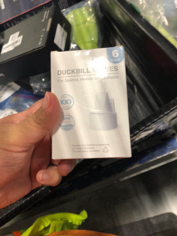 Photo 1 of [6-Count] Papablic Duckbill Valves, Replacement Milk Valves Compatible with Spectra S1 S2 & Medela Breast Pumps Parts Accessories, BPA & DEHP Free, Food-Grade Silicone, Easy to Clean, White