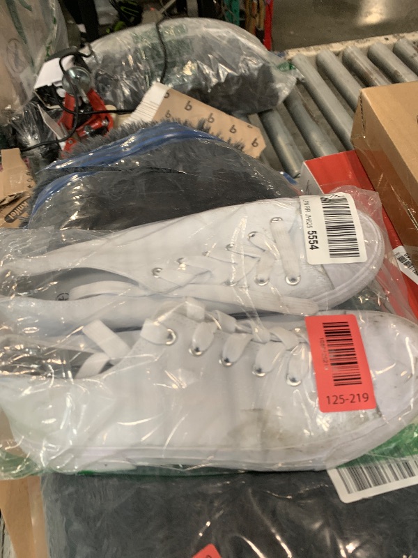 View 2 of !!DIRTY!!FINAL SALE!!hash bubbie White Sneakers for Women Low Top Canvas Shoes Womens Canvas Sneakers Women's Fashion Sneakers Slip on Casual Tennis Shoes?White Mono.US9?