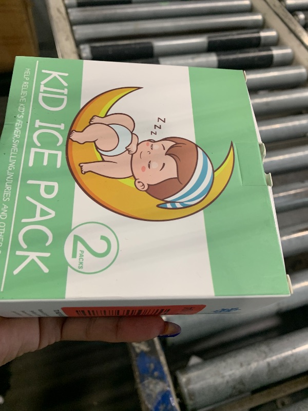 Photo 1 of ***ONE IS BROKEN*** Gel Ice Pack for Injuries 2 Packs Cute Reusable Hot Cold Gel Packs for Fever Pain Relief Wisdom Teeth First Aid and Neck Head Arms Legs Knee Ankle