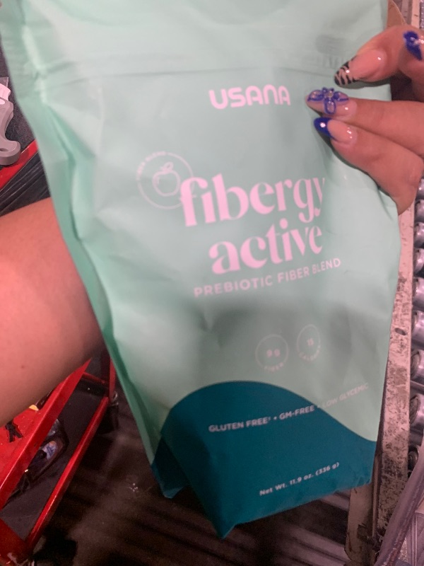 Photo 1 of ****USED****USANA Fibergy Active with Prebiotic Fiber for Gut Health – Non-GMO – Gluten Free – Low Glycemic – 336 Grams - 28 Servings