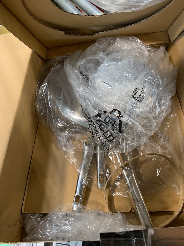 Photo 1 of ** sold as is no rerfund/return**
Calphalon Premier Polished 5-Ply Stainless Steel Cookware Set w/Turbo Heat Tech 3 Piece Frying Pan Set, Induction, Oven Safe 500F, Oven Safe 500F, PFOA Free, Polished Stainless Silver