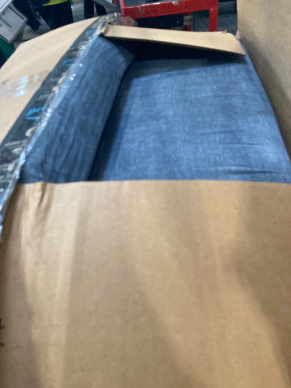 Photo 1 of ****CHECKED 7/11 - AS IS/NO RETURNS - SALE FINAL - FOR PARTS ONLY****Yourigami Kids and Toddler Play Couch, Convertible Folding Sofa, Durable Foam Modular Design, Blue Lagoon