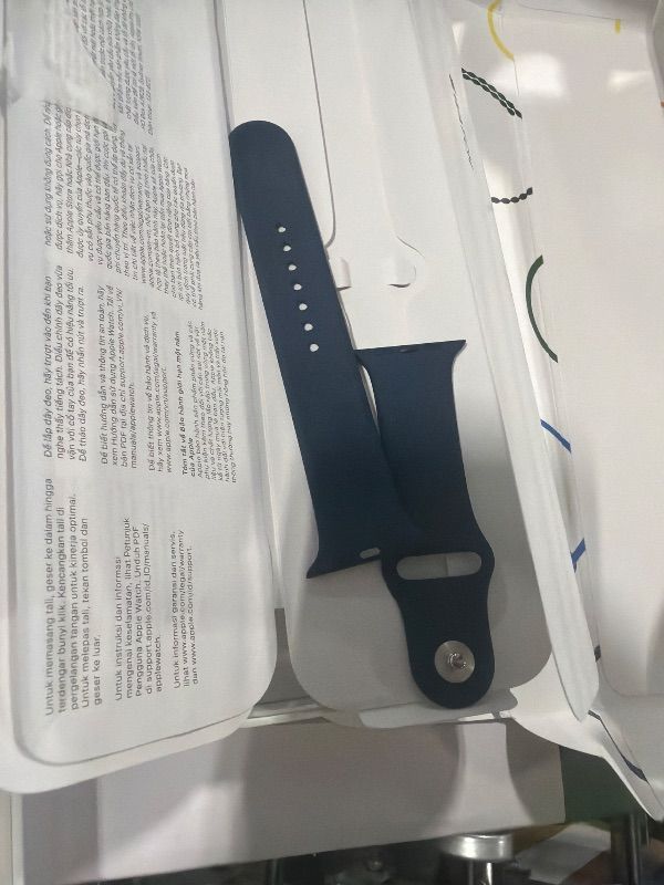 Photo 1 of ***doesn’t turn on*** Apple Watch Series 7 [GPS + Cellular 45mm] Smart Watch w/Blue Aluminum Case with Abyss Blue Sport Band. Fitness Tracker, Blood Oxygen & ECG Apps, Always-On Retina Display, Water Resistant