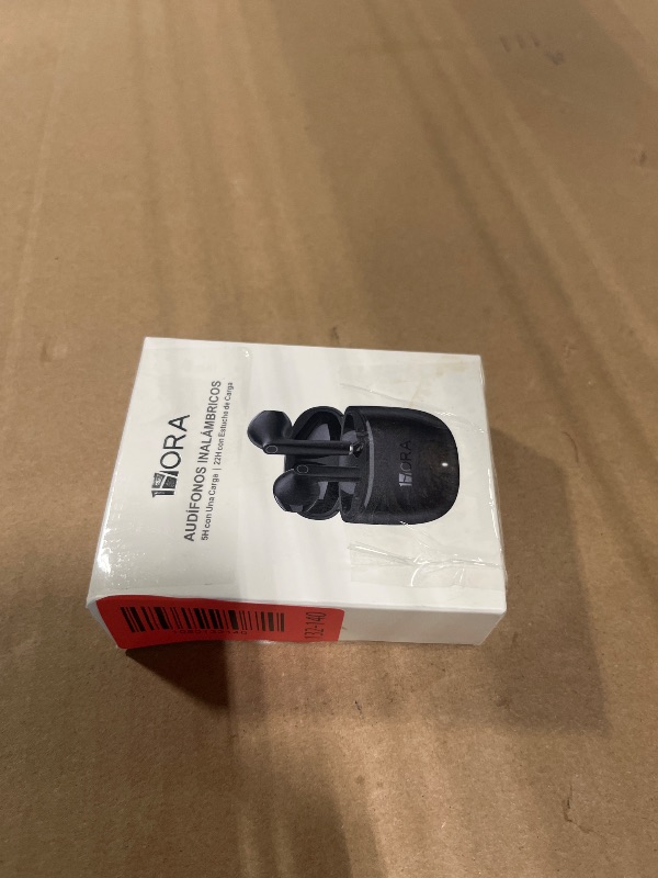 Photo 1 of 1 Hora Wireless Earbuds, Bluetooth 5.3 Ear Buds with Charging Case, Clear Calls, Deep Bass, Touch Control, Lightweight in-Ear Headphones Compatible with iPhone Android