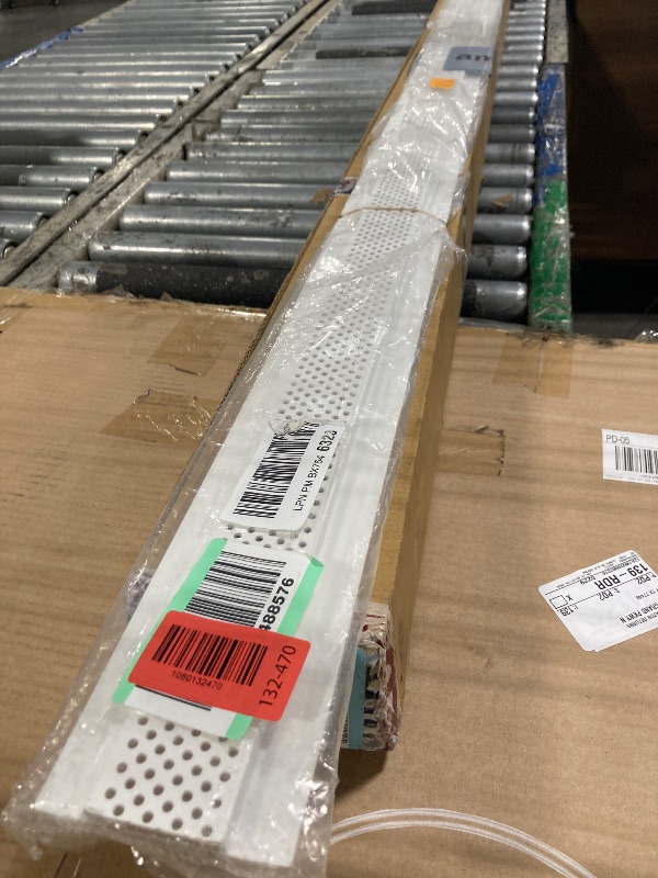 Photo 1 of ***PARTIAL SET - 1 PC ONLY***Maasechs 14 Pcs 72" Continuous Soffit Vent Under Eave, 1-3/4" Vented, PVC Soffit Vent Cover with 14 Pcs Connector Clips