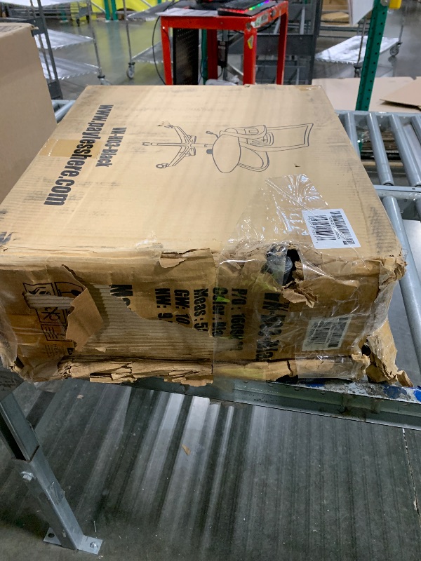 Photo 1 of [Missing Hardware] BestOffice | Ergonomic Office Chair | Mid-Back Swivel Desk Chair | Breathable Backrest & Lumbar Support | Adjustable Height | Sponge Seat | Rolling Wheels | Dark Black | for Adults & Women