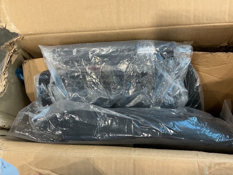 Photo 1 of [Missing Hardware] BestOffice | Ergonomic Office Chair | Mid-Back Swivel Desk Chair | Breathable Backrest & Lumbar Support | Adjustable Height | Sponge Seat | Rolling Wheels | Dark Black | for Adults & Women
