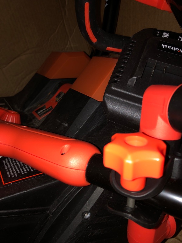 Photo 1 of ***UPDATED 5/25*** VOLTASK Cordless Snow Shovel with Wheels, 48V | 16-Inch | 4-Ah Brushless Cordless Snow Blower, Battery Snow Blower with Directional Plate & LED Lights (2 * 24V Battery & Dual Quick Charger Included)