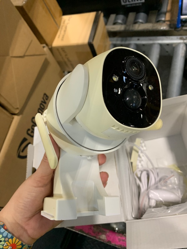 Photo 1 of ***SIMILAR PRODUCT// USED***  2K Solar Wireless WiFi Security Cameras Outdoor, 355° PTZ, Solar & Battery Powered, PIR Motion Detection, 3MP Full-Color Night Vision, IP65 Waterproof, Cloud&SD Card Storage(Without SD Card)