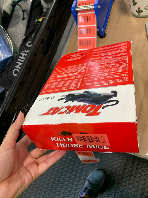 Photo 1 of ** ONLY ONE** Tomcat Rat and Mouse Killer Disposable Stations for Indoor/Outdoor Use: Child and Dog Resistant, Pre-Filled, Easy Monitoring, 2-Pack