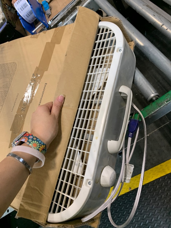 Photo 1 of ****** AS IS ALL SALES FINAL NO RETURNS **********VERY USED**** PELONIS 20 Inch Box Fan – 3 Speeds, 25ft/s, 2026 Upgraded, Superior Air Throw (2295 CFM), Lightweight, 5 Blades, Floor Fan for Bedroom, Office, Living Room, Garage