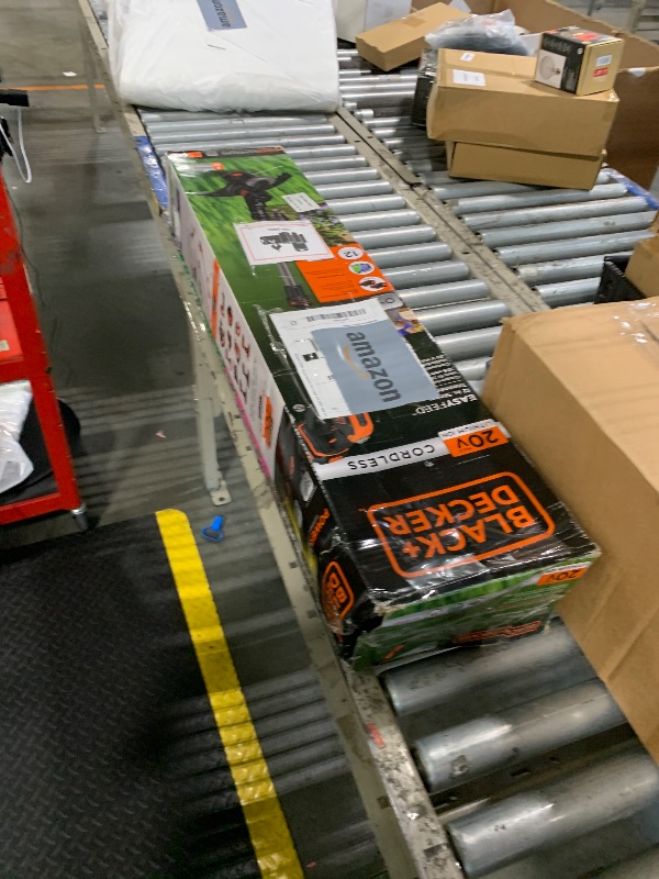 Photo 1 of ****NO BATTERY*** BLACK+DECKER 20V MAX Cordless String Trimmer and Edger, 12 Inch Weed Eater, 2-Speed Control Weed Wacker, 2 Batteries, Charger and Spool Included (LSTE525)