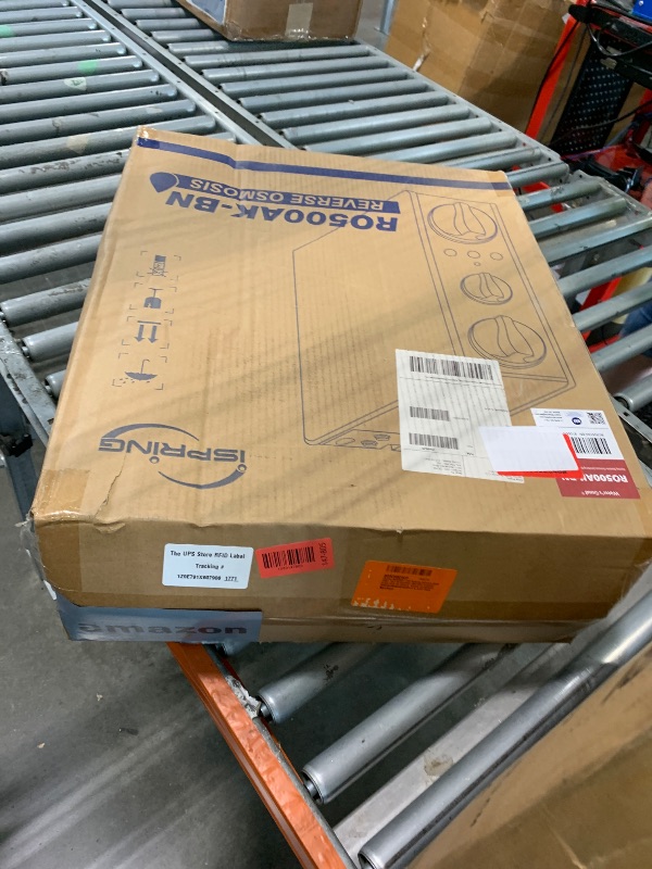 Photo 1 of ** NEW  ** iSpring RO500AK-BN Reverse Osmosis Water Filter, NSF 58 Certified, 500 GPD Tankless Under Sink RO System, Natural pH Alkaline Remineralization, 2:1 Pure to Drain Ratio, Brushed Nickel Faucet