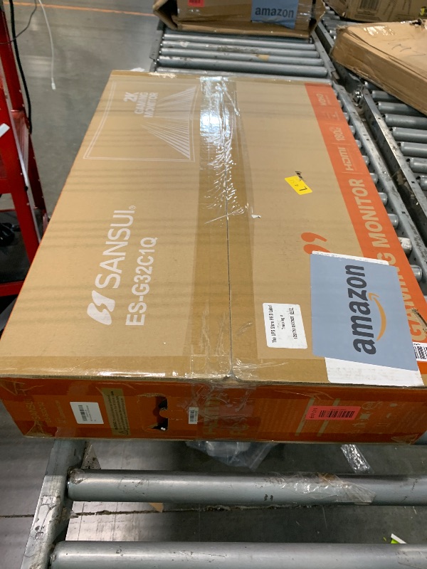 View 2 of ****AS IS - NO RETURNS - SALE FINAL - FOR PARTS ONLY**** SANSUI 32-Inch Curved Gaming Monitor WQHD 2560 x 1440 180Hz Curved 1500R -Fast VA,1ms(OD), HDR, 300nits, sRGB 125%, DCI-P3 95%, FreeSync, DP1.4x2, HDMI x2(DP Cable Included)