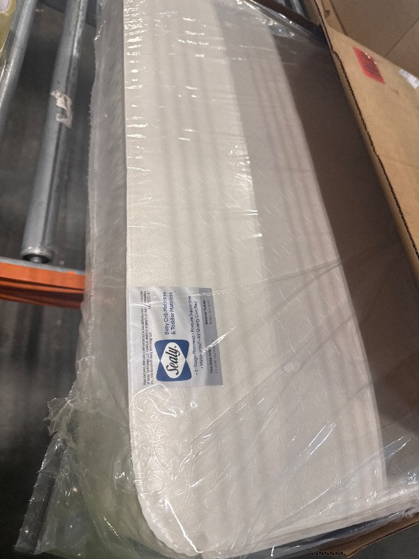 Photo 1 of ** SIMILAR IMAGE**SEALY BABY 2 Stage Infant Crib Mattress Plus Toddler Bed Fit, Breathable, Resistant to Stain Cover, Dual Firmness & Lightweight, Posturepedic Grow