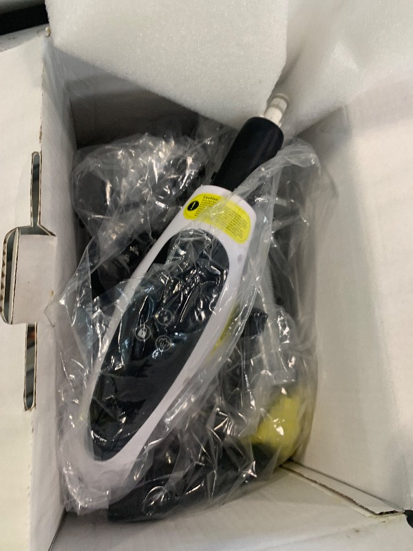 Photo 1 of [USED & UNTESTED] TICYACK Handheld Steam Cleaner, 15S Rapid Heating, 3 Adjustable Modes, 14 Cleaning Kits, Steam Cleaner for Home, Kitchen, Bathroom, Car(White)