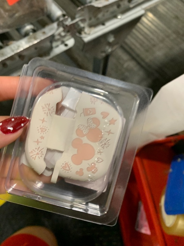 Photo 1 of (with Cute Keychain) Girovo Compatible with Apple Airpods 4 Case 2024 Women, Soft Silicone Two-Tone Funny Cartoon Engraved Portable 360° Full Protection Anti-Scratch Air pod 4 Case Starlight/Pink