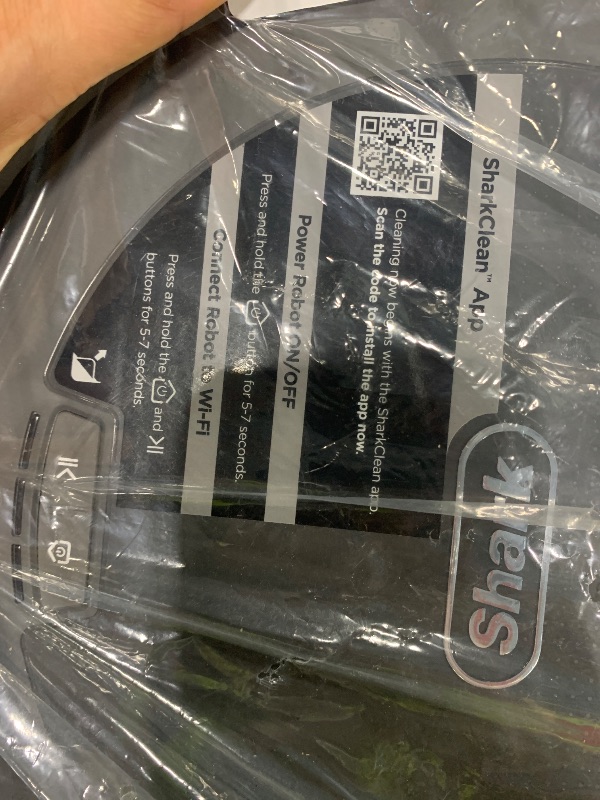 Photo 1 of ***NOT FUNCTIONAL*** *** Shark Navigator Robot Vacuum with SmartPath Navigation and Self-Cleaning Brushroll, Powerful Suction, Pet Hair Pickup, Anti-Hair Wrap, for Carpets & Hard Floors, Steel Grey, RV2110