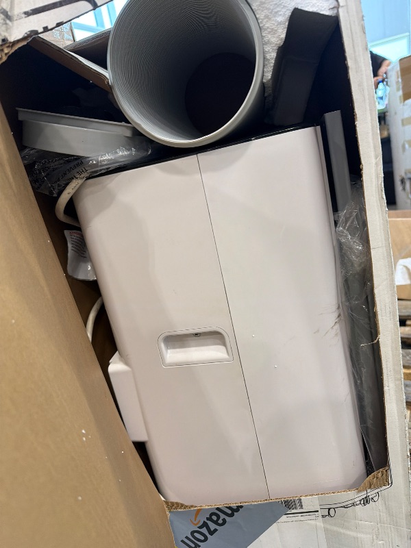 View 5 of [Defective] BLACK+DECKER 8,000 BTU Portable Air Conditioner with Wifi & Remote Control, 3-1-in AC, Fan & Dehumidifier, with App, Alexa & Google Assistant, Window Kit