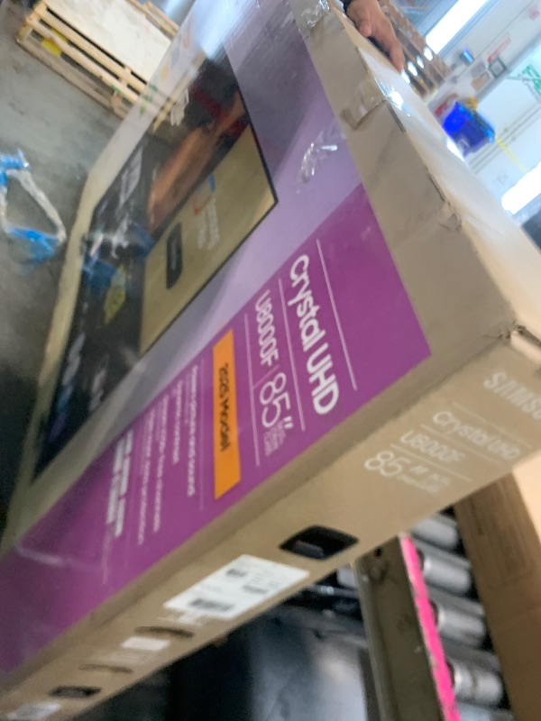 Photo 1 of ****ONLY PARTS****
Samsung 85-Inch Class Crystal UHD U8000F 4K Smart TV (2025 Model) Endless Free Content, Processor, MetalStream Design, Knox Security, Alexa Built-in