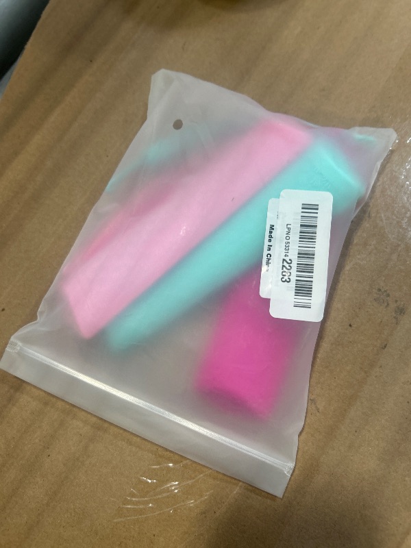 Photo 1 of (3 Pack) ONEBOM Silicone TV Remote Cover, (6.2 Inch*1.5 Inch) Glow in The Dark, Anti Slip Silicone Protective Case with Colored Lanyard(Glow Pink&Rose Red&Sky Blue)