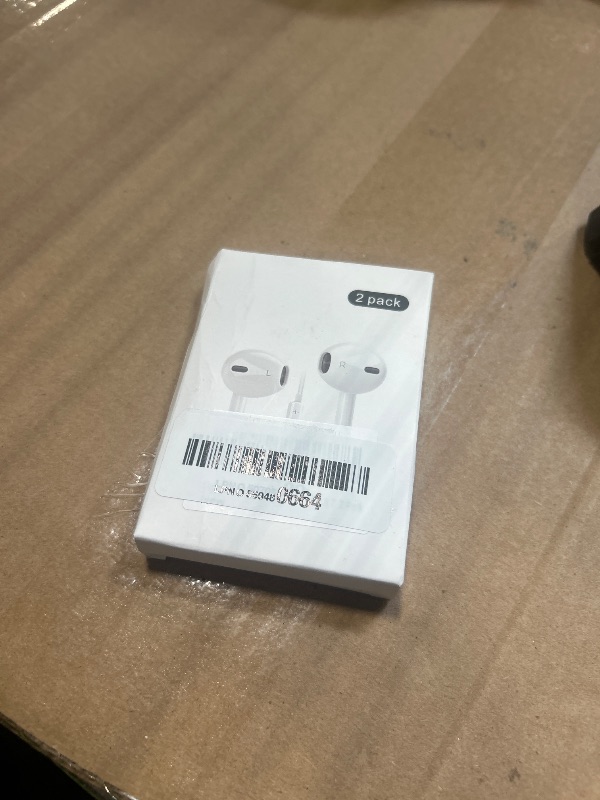 Photo 1 of [Apple MFi Certified] iPhone Headphones Wired, 2 Pack Lightning Earbuds/Earphones Wired with Built-in Mic & Volume Control HiFi Stereo Nosie Reduction Compatible for iPhone 14 13 12 11 Pro Max XS XR X