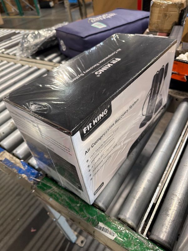 Photo 1 of ***FACTORY SEALED** FIT KING Air Compression Recovery System, Sequential Device for Fast Recovery, Foot and Leg Massager Boots to Enhance Sports Performance, FSA-HSA (Medium)