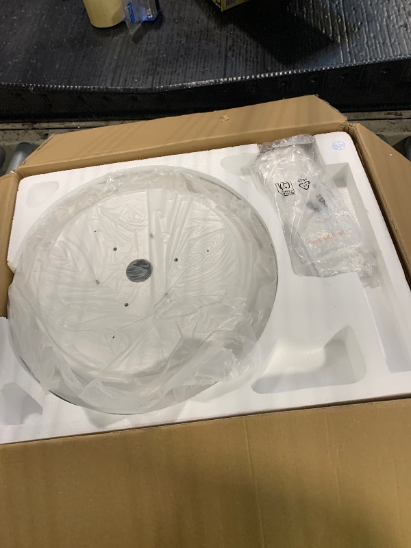 Photo 1 of ***LOOSE HARDWARE IN BOX*** TCL Ceiling Fans with Lights, 52 Inch Low Profile Ceiling Fan with Light and Remote Control, Flush Mount, DC Reversible Motor, Noiseless, 6 Speeds Ceiling Fan for Bedroom (White)