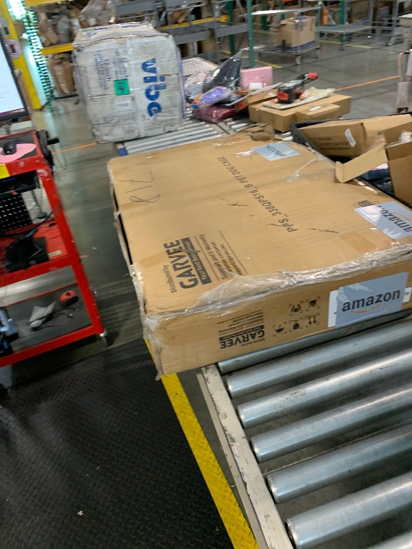 Photo 1 of ***MULTIPLE BOXES*** ***PICK UP WITH TRUCK** GAOMON Dog Crate Furniture for 2 Dogs, 78.7'' Large Dog Kennel Indoor with 2 Storage Drawers, 3 Shelves and Feeding Bowls, Double Dog Crate TV Stand for Small and Medium Dogs, Brown