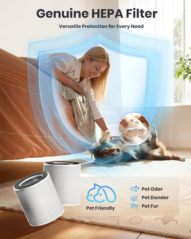 Photo 1 of 
Click to see full view
PB6866 Air Purifier Replacement Filter HEPA with Activated Carbon?Per Version, 1 Pack+ 3 Stage Filtration
Visit the Pureborne Store
5.0 5.0 out of 5 stars   (5)
$39.99$39.99 
Get $10 off instantly: Pay $29.99 $39.99 upon approval f